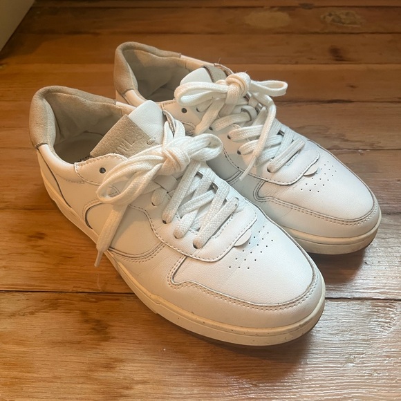 Madewell Shoes - Madewell Court Sneakers in White Leather